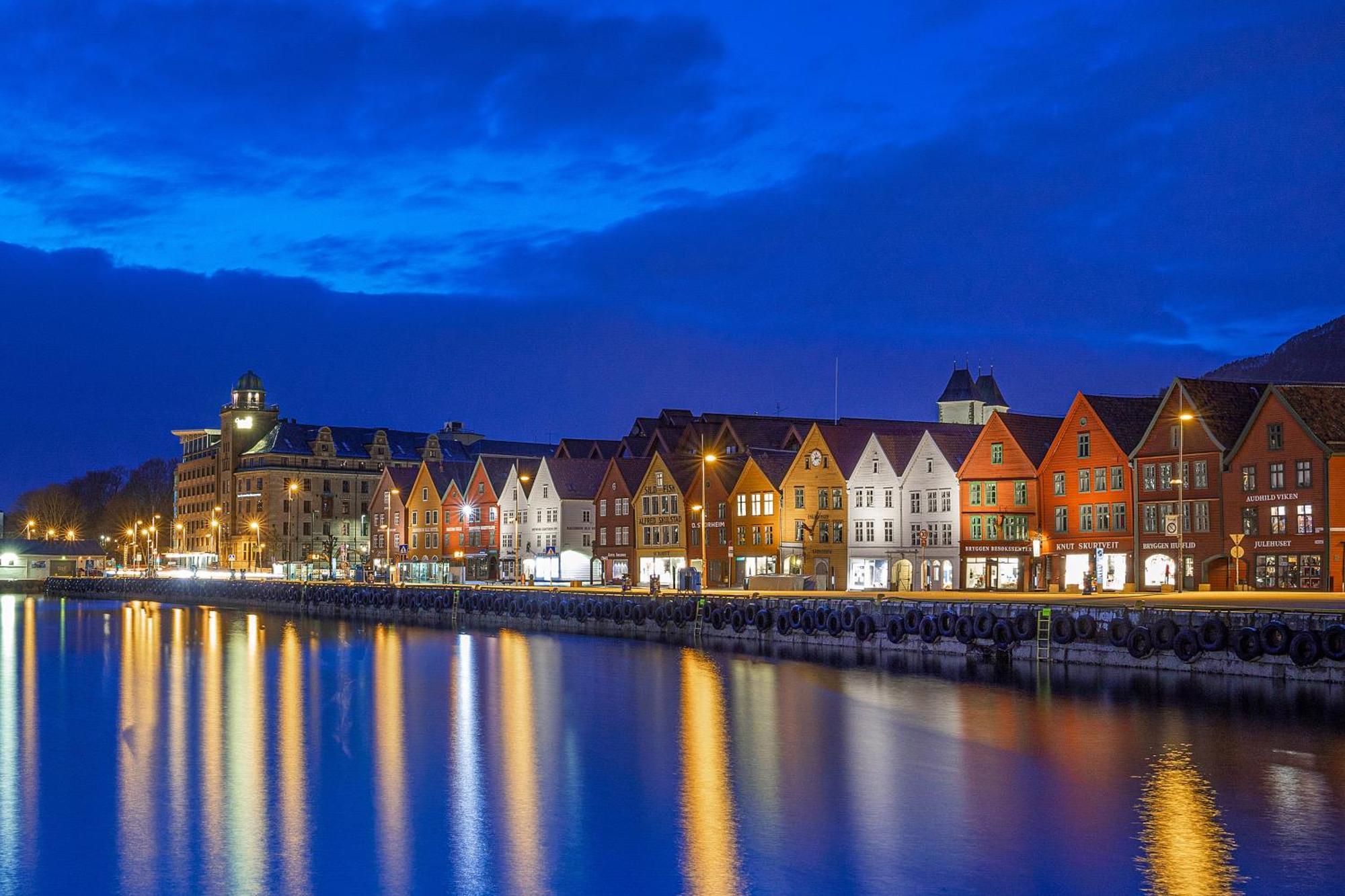 2 Min To Bryggen - Rooftop - Office With 49" Screen Bergen Exterior foto